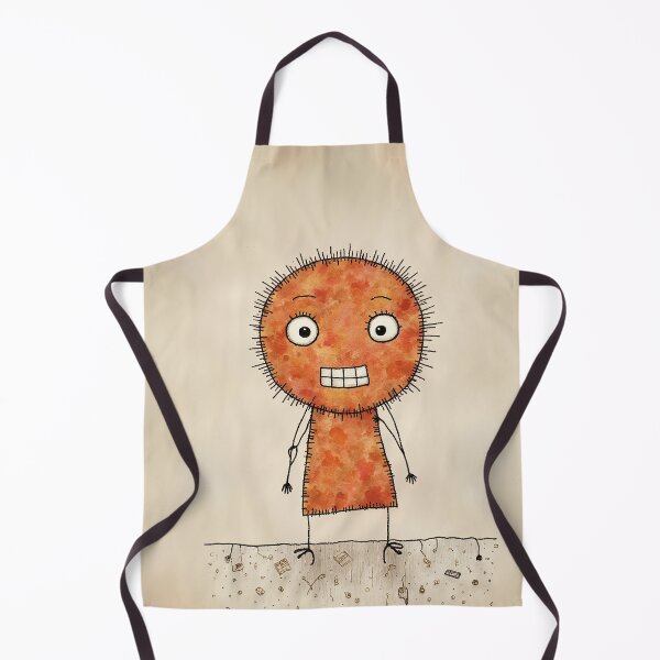 Item preview, Quirky Orange Fuzzy with a Big Smile designed and sold by Whimsical Hug.