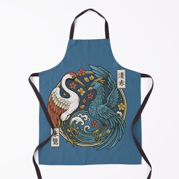 Item preview, Eastern influence crane phoenix tattoo style designed and sold by Shoot-The-Moon.