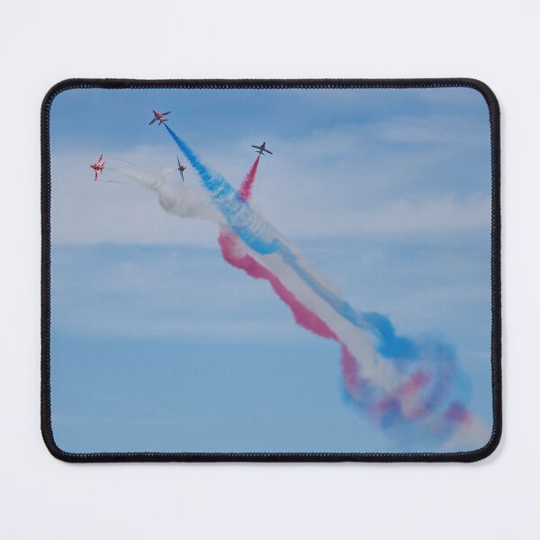 Item preview, The RAF Red Arrows Aerobatic Team display with Coloured Smoke on designed and sold by John Gilham - Landscape Photography.