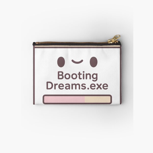 Item preview, Booting Dreams.exe – Kawaii Retro Y2K Computer Screen designed and sold by WojcikDesigners.