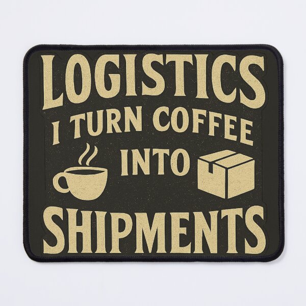 Item preview, Logistics: I Turn Coffee into Shipments designed and sold by RetroNibylander.