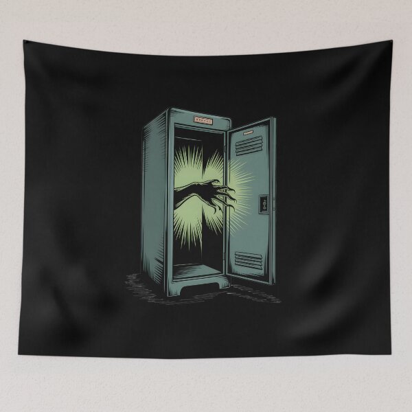 Item preview, Midnight Visitor – Retro Horror T-Shirt Art designed and sold by ArtistanForge.