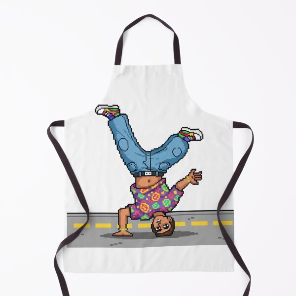 Item preview, Pixel Art Breakdancer Performing a Freeze designed and sold by ToloArt.