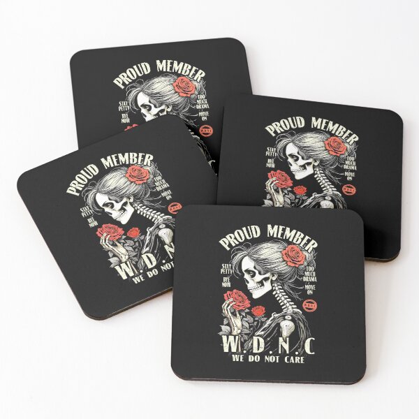 Item preview, Proud Member Of The We Do Not Care Club WDNC Gothic Feminist designed and sold by GrandeDuc.
