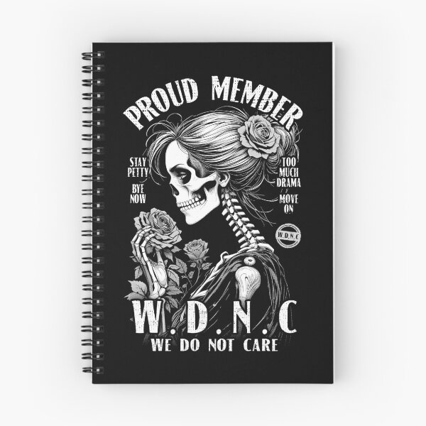 Item preview, Proud Member Of The We Do Not Care Club WDNC Gothic Feminist designed and sold by GrandeDuc.