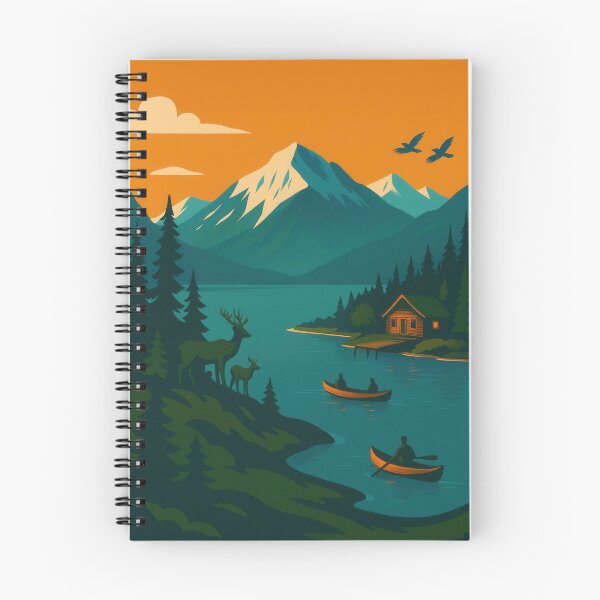 Item preview, Retro Modern Kluane National Park Poster designed and sold by Flying Doggo.