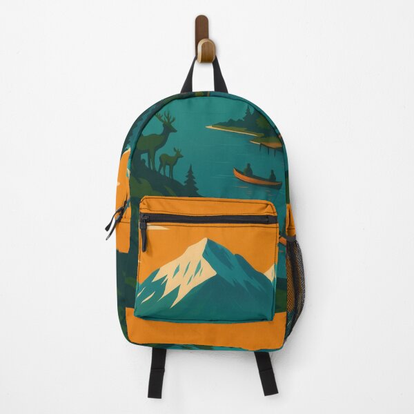Item preview, Retro Modern Kluane National Park Poster designed and sold by Flying Doggo.