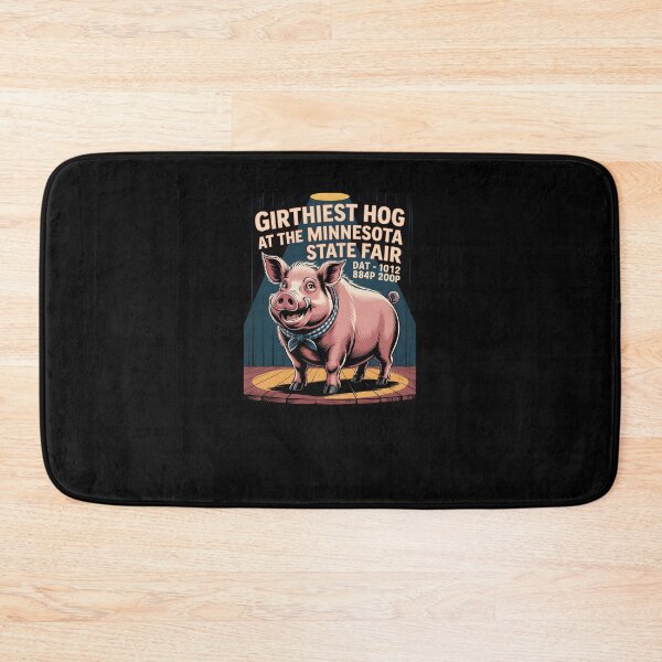Item preview, Girthiest Hog Minnesota State Fair Vintage Design designed and sold by MissRasheedHam.