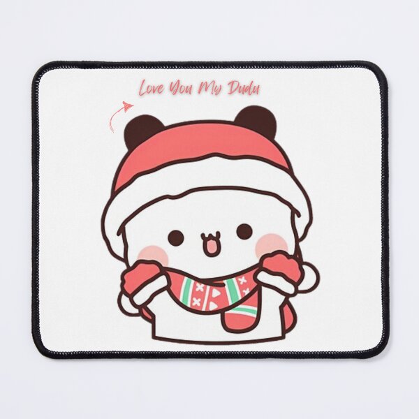 Item preview, Merry Christmas Love You My Dudu Bubu Wearing a scarf - Bubu Dudu Panda And Brownie Bear Couple 2026 designed and sold by OceanLiveArts.