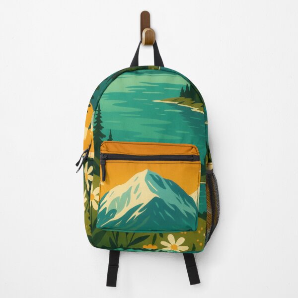 Item preview, Retro Modern Kluane National Park Poster designed and sold by Flying Doggo.
