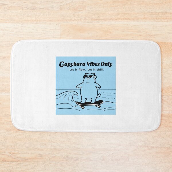 Item preview, Capybara Vibes Only – Chill Animal Art and Minimalism Art designed and sold by designer14years.
