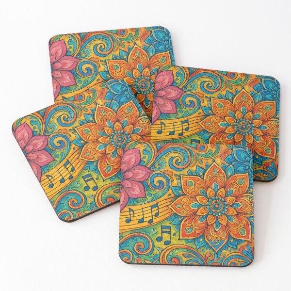 Item preview, Mandala meets musical colors designed and sold by Sigtrix.