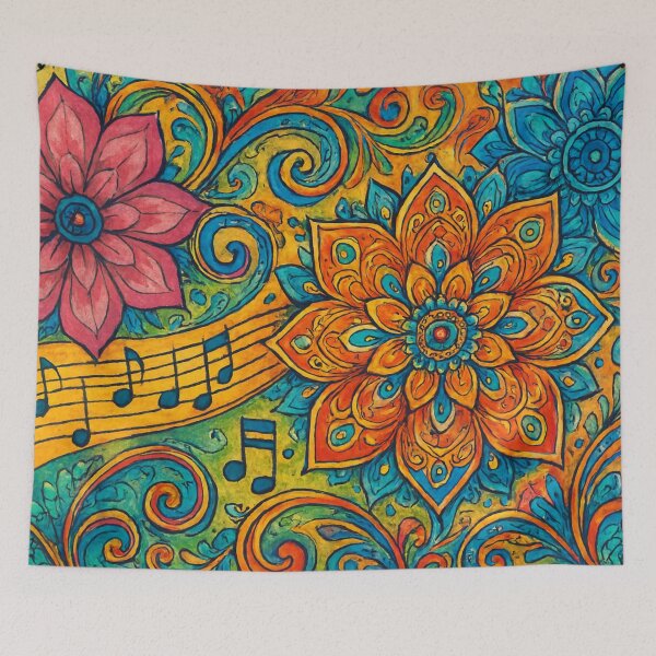 Item preview, Mandala meets musical colors designed and sold by Sigtrix.