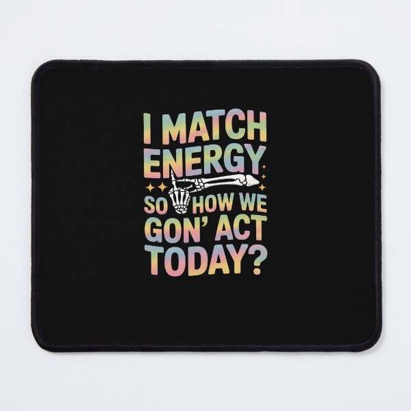 Item preview, I Match Energy Colorful Skeleton Hand Attitude Design designed and sold by MissRasheedHam.