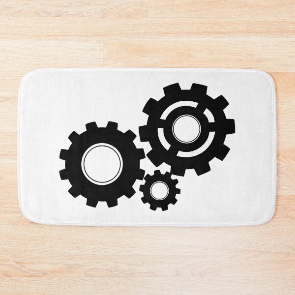 Item preview, Black Industrial Gear Wheels Design designed and sold by AFernandesDSG.