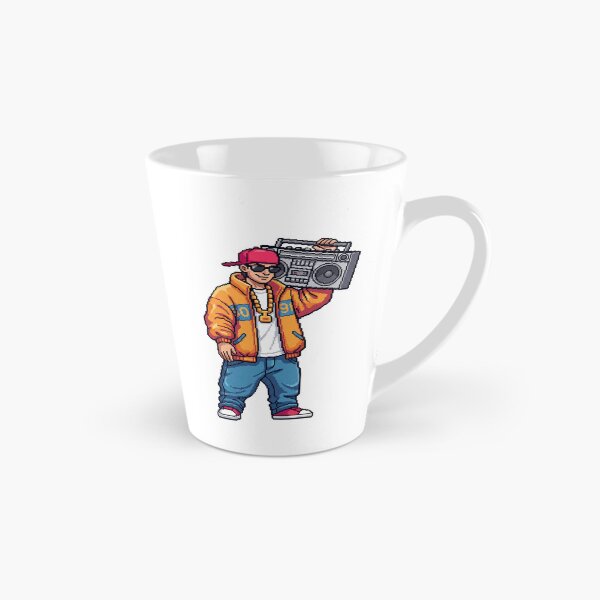 Item preview, Pixel Art B-Boy Holding a Boombox designed and sold by ToloArt.
