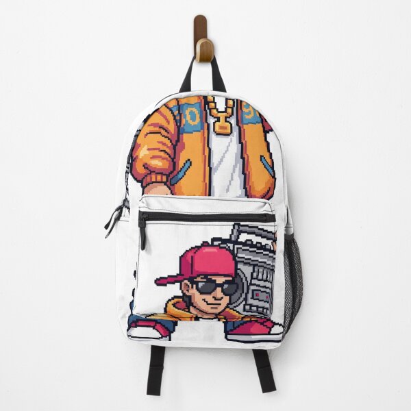Item preview, Pixel Art B-Boy Holding a Boombox designed and sold by ToloArt.