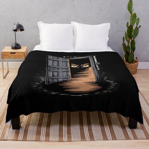 Item preview, Don’t Open That Door! – Retro Horror Warning designed and sold by ArtistanForge.