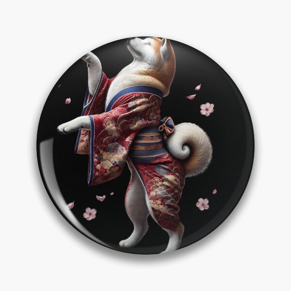 Artikelvorschau, Akita Japanische Kunst Kimono Harajuku Hundeliebhaber entworfen und verkauft von Kimberley King Art King Art.