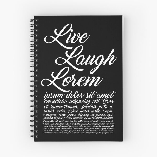 Item preview, Live Laugh Lorem Ipsum Darkmode designed and sold by Sekhali.