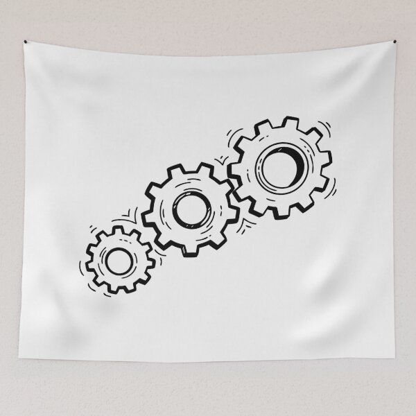 Item preview, Connected Gear Wheels Technical Drawing designed and sold by AFernandesDSG.