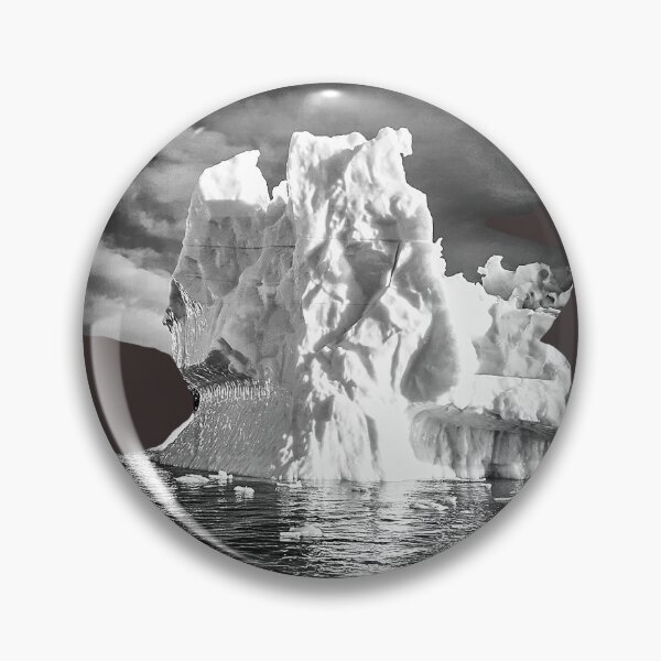 Item preview, Iceberg in Greenland as Monochrome Photo Art designed and sold by DiveDuke.