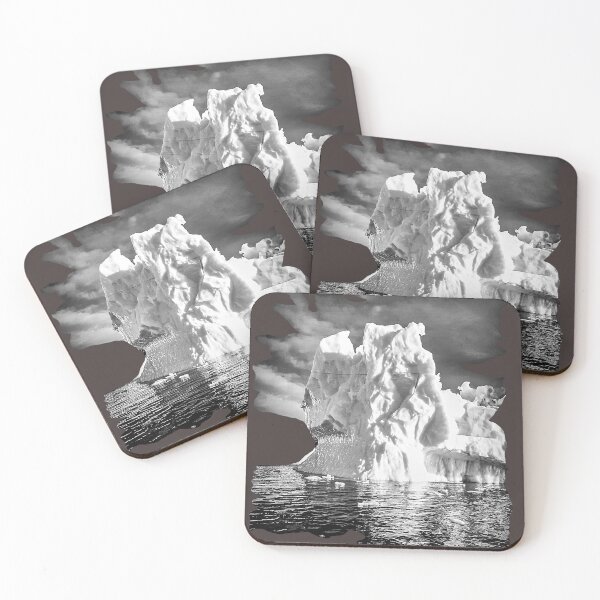 Item preview, Iceberg in Greenland as Monochrome Photo Art designed and sold by DiveDuke.