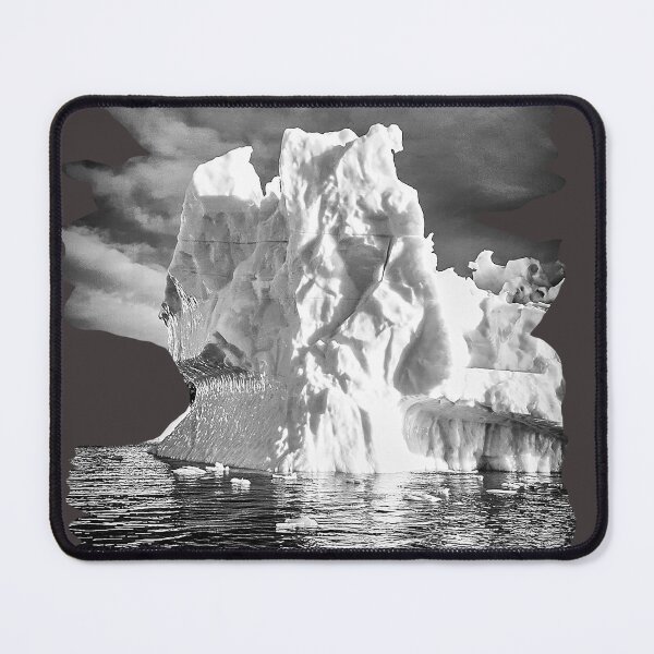 Item preview, Iceberg in Greenland as Monochrome Photo Art designed and sold by DiveDuke.