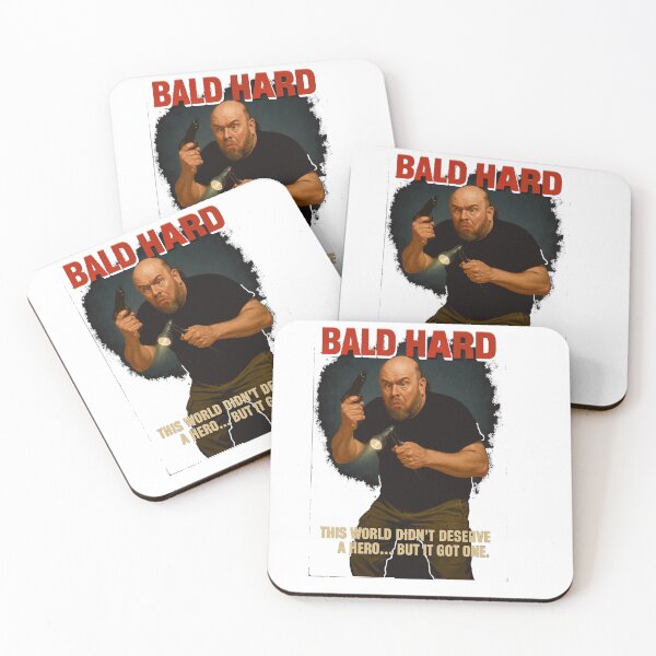 Item preview, The Bald Justice – Action Movie Parody designed and sold by Boldolka.