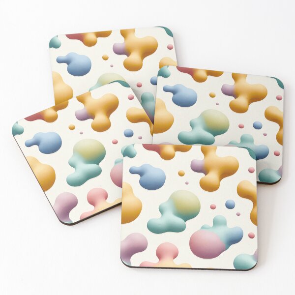 Item preview, Pastel Biomorphic Flow Tiling 1 designed and sold by Tom-Johnson.