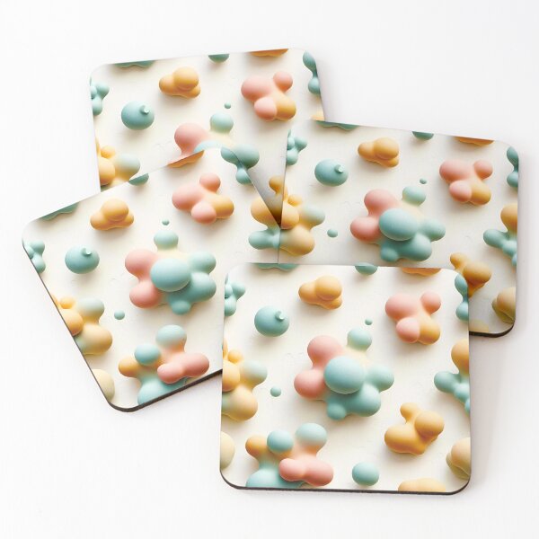 Item preview, Pastel Biomorphic Flow Tiling 2 designed and sold by Tom-Johnson.