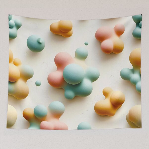 Item preview, Pastel Biomorphic Flow Tiling 2 designed and sold by Tom-Johnson.