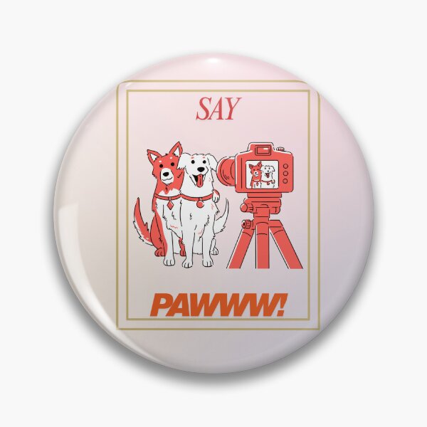 Item preview, Say Pawww!: A Cute Dog and Camera Design designed and sold by BLITZNBLING.