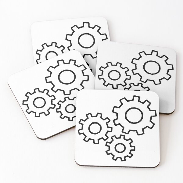 Item preview, Minimal Gear Wheels Line Design designed and sold by AFernandesDSG.