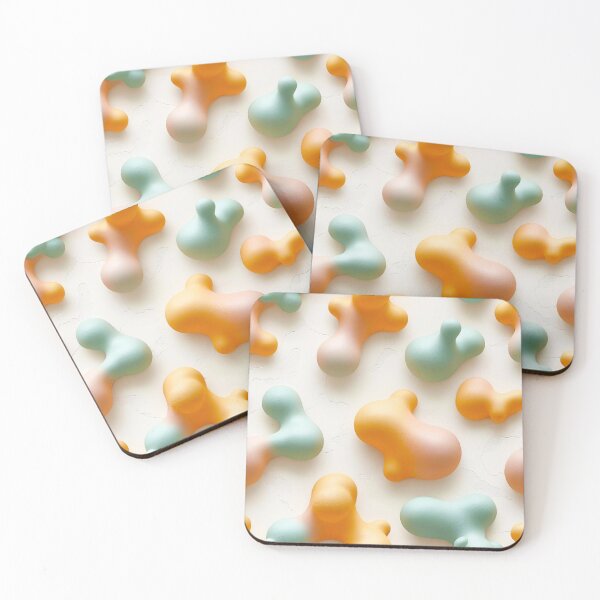 Item preview, Pastel Biomorphic Flow Tiling 3 designed and sold by Tom-Johnson.