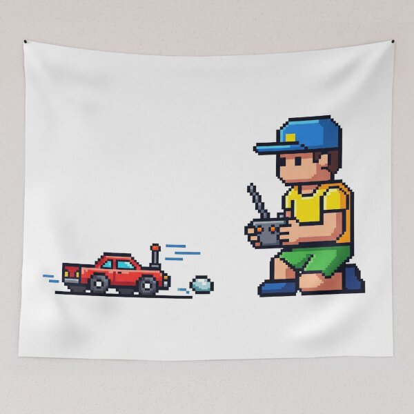 Item preview, Childhood Playtime in Retro Pixel Art designed and sold by ToloArt.