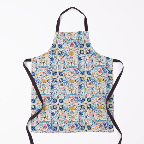 Item preview, Ocean Tree – Blue Coastal Nature Pattern Mediterranean Style designed and sold by imaginefountain.