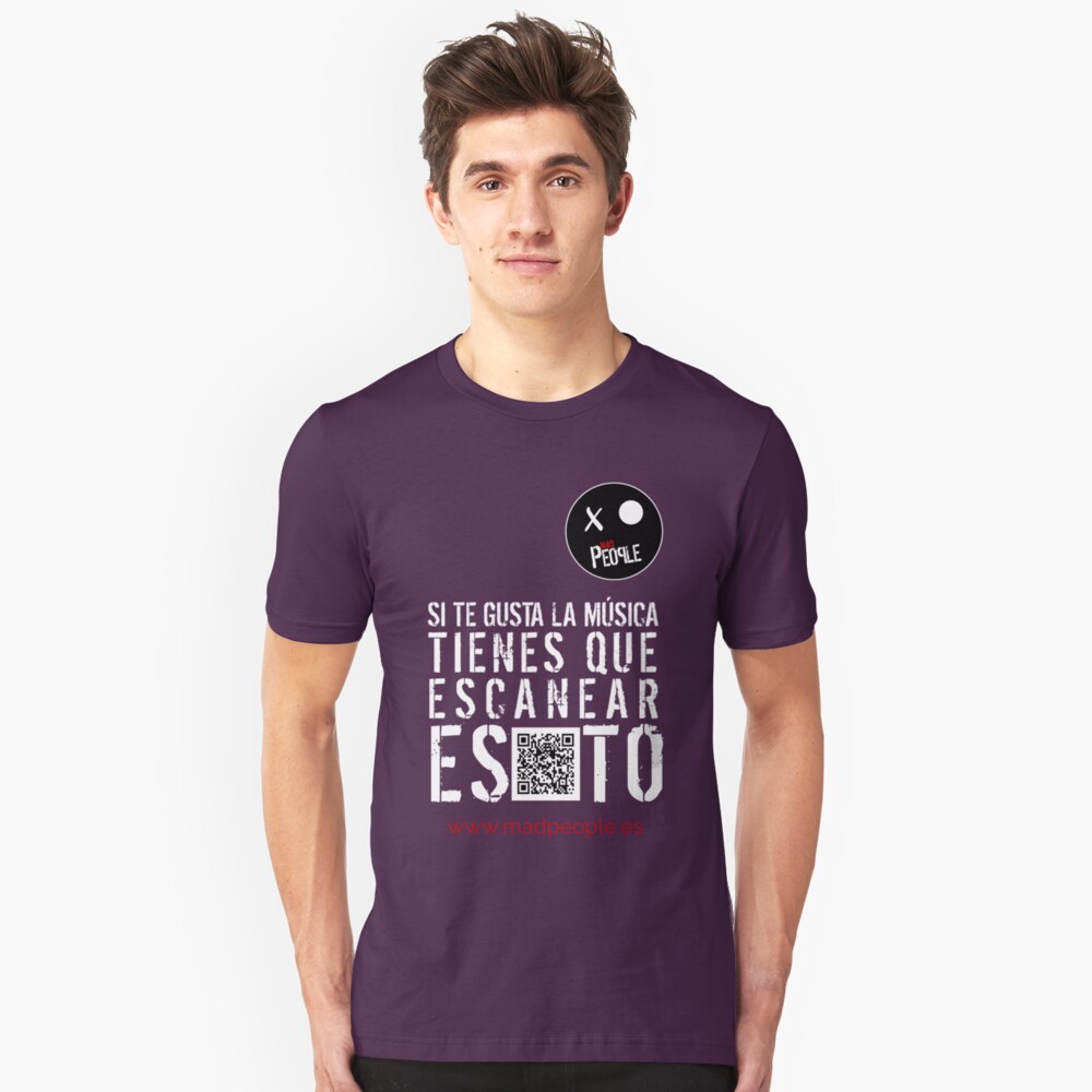 Mad People - Si te gusta la música Camiseta ajustada