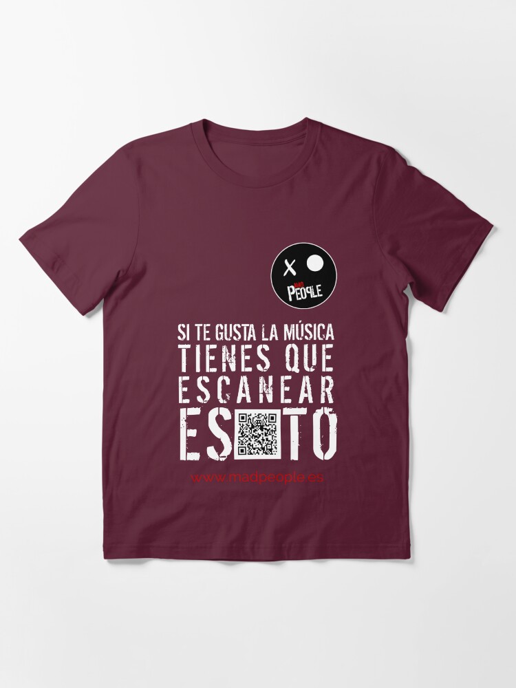 Vista alternativa de Camiseta esencial Mad People - Si te gusta la música