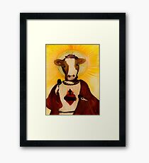 Holy Cow Framed Print