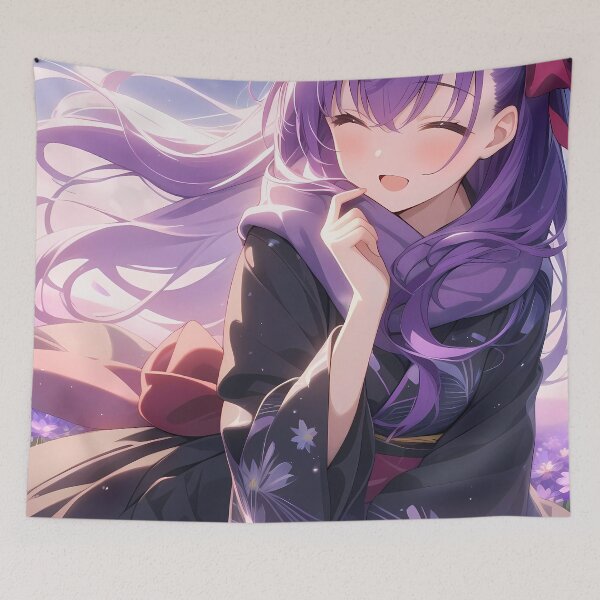 Item preview, Sakura Matou Fate Stay Night Anime Girl Floral Serenity designed and sold by TorbenKuhano.