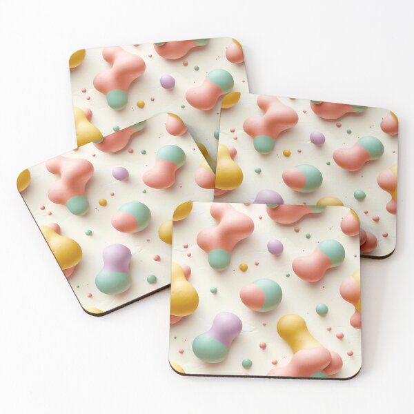 Item preview, Pastel Biomorphic Flow Tiling 4 designed and sold by Tom-Johnson.