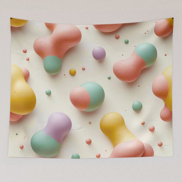 Item preview, Pastel Biomorphic Flow Tiling 4 designed and sold by Tom-Johnson.