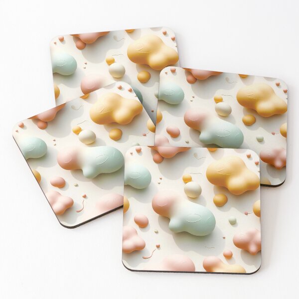 Item preview, Pastel Biomorphic Flow Tiling 5 designed and sold by Tom-Johnson.