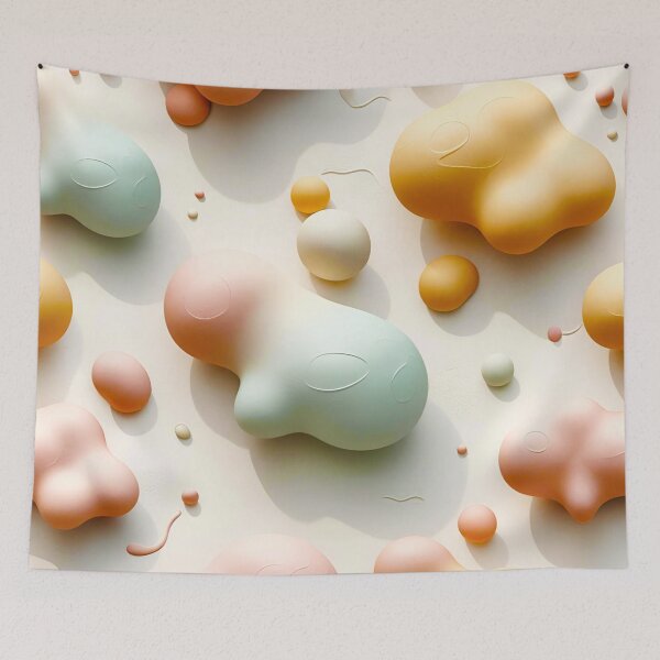 Item preview, Pastel Biomorphic Flow Tiling 5 designed and sold by Tom-Johnson.