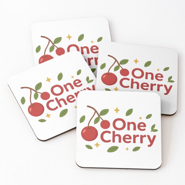 Item preview, One Cherry Retro Fruit Logo – Cute Minimal Vector Design designed and sold by graphicnew.