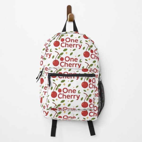 Item preview, One Cherry Retro Fruit Logo – Cute Minimal Vector Design designed and sold by graphicnew.
