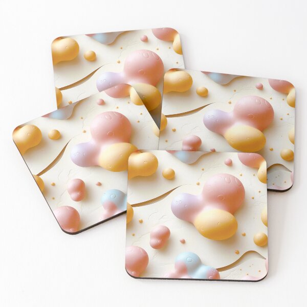 Item preview, Pastel Biomorphic Flow Tiling 8 designed and sold by Tom-Johnson.