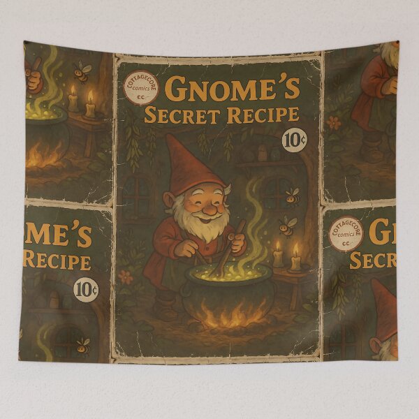Item preview, Dreamy Cottagecore Creature: Gnome's Secret Recipe designed and sold by bapupa.