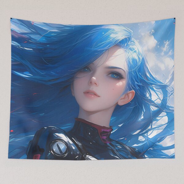 Item preview, Reika Shimohira GANTZ Anime Girl Black Suit Skywind Sci-fi Warrior Beauty designed and sold by TorbenKuhano.